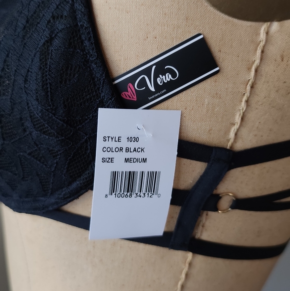 NWT Love, Vera Strappy Back Underwire Bra Sz M - Picture 6 of 6